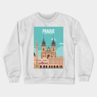 Staromestske namesti old town square czech praha prague Crewneck Sweatshirt